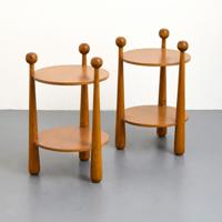 Pair of Side Tables, Manner of Jean Royere - Sold for $6,250 on 01-29-2022 (Lot 57).jpg